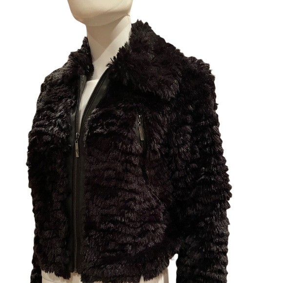 Kenzie Made to Make you Feel Pretty small Faux Fur Teddy Bear Jacket Warm NWOT - Picture 3 of 6